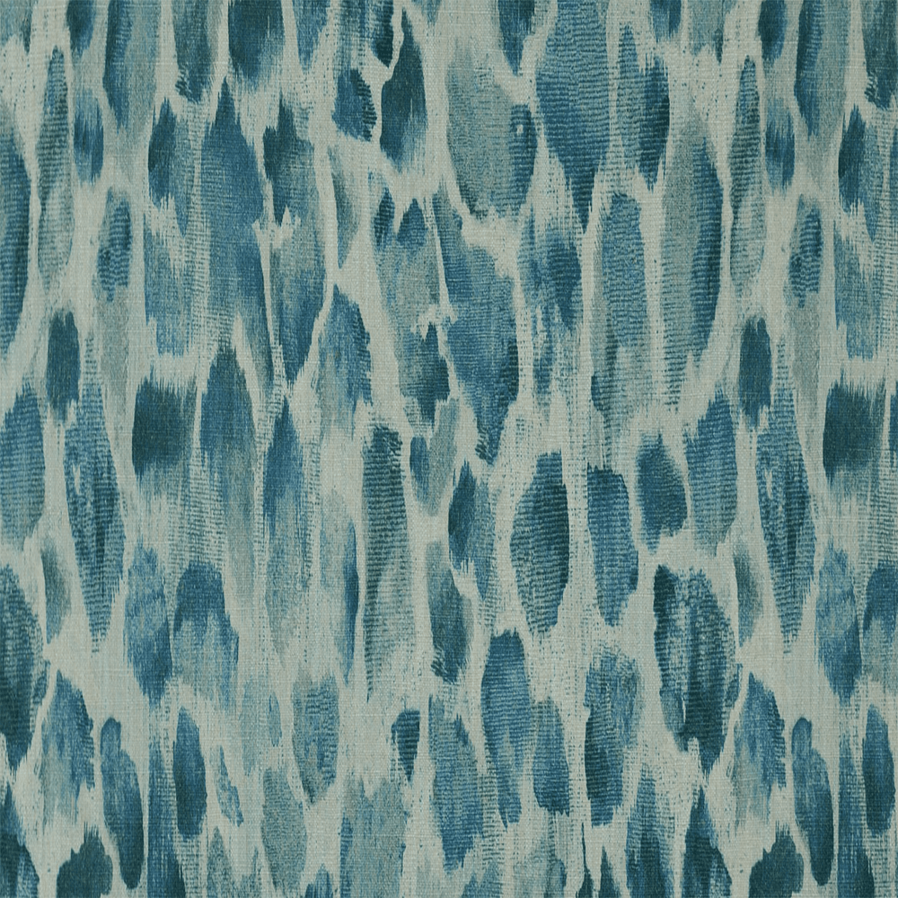 Blue multi-purpose animal Print fabric by the yard | Sold by beautifulwindowselgin.com