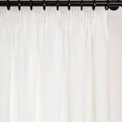 Purple pencil pleat curtain panel| 96" Length