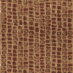 Crocodile Skin Inspired Velvet — Amber — 100% Polyester Fabric (54" Wide)