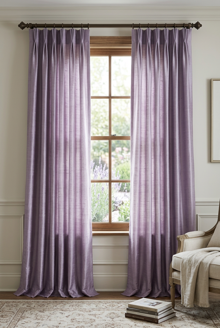 Close-up of a textured purple fabric surface