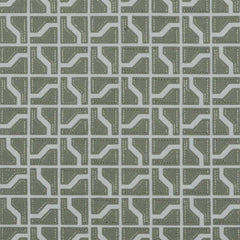 Tribecca Cream-Grey Window Curtain Fabric—Premium Embroidered—100% Cotton—Sold by the Yard—Width 52"Inches Wide