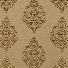 Vintage Brown Embroidery—Window Curtain —100% Cotton—Multi-Purpose—Sold by The Yard—54"Wide