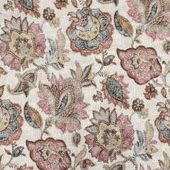 Copper Thistle Floral—Window Curtain Fabric—100% Cotton—Strong Durability—Multi-Purpose—Sold by The Yard—54"Wide