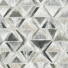 Opaline Gray-White Abstract—Diamond Decor Fabric—75% Cotton, 25% Linen—54" Inches Wide—Sold by the Yard