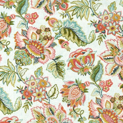 Summer Blooming Floral—Window Curtain Fabric—100% Cotton—Reliable Quality—Multi-Use—Sold by The Yard