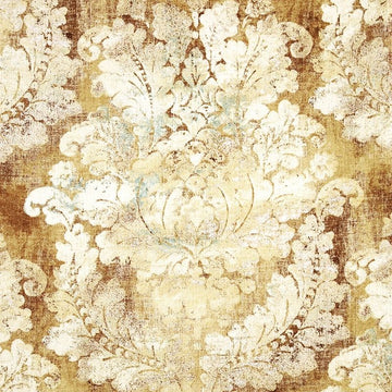 Turkmen Bronze Brocade Fabric—83% Polyester 17% Rayon—56"-Inches Wide—Sold by the Yard