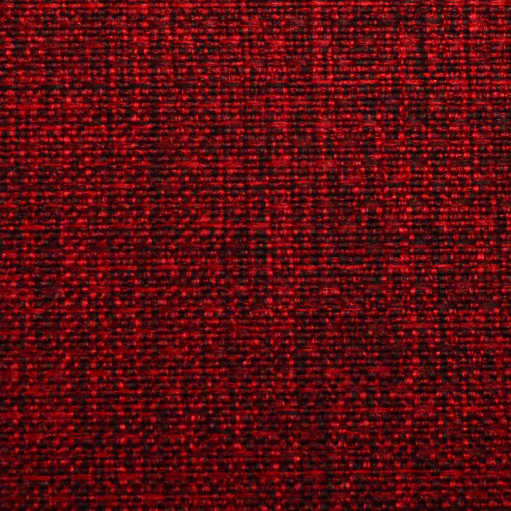 Ruby red woven linen multi-purpose home decor fabric| Sold by Beautiful Windows Elgin