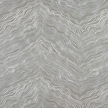 Tallulah Silver Scroll & Swill—Premium Quality Fabric—Available by the Yard—52" Inch Wide—Fast Fabric Shipping USA