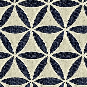 geometric pattern featuring navy and grey colors on a woven texture background| Order online at BeautifulWindowsElgin.com