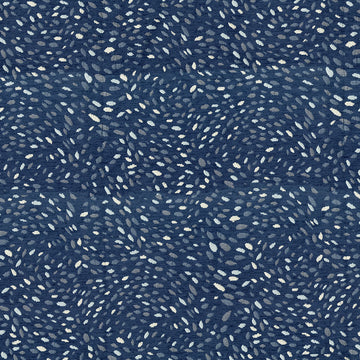 Jamboree Blue Beige—Window Curtain Fabric—100% Cotton—Durable—Multi-Purpose—Sold by The Yard—54"Wide