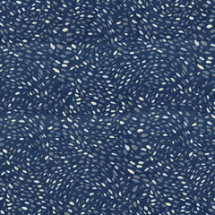 Navy and bone geometric design fabric| Sold by Beautiful Windows Elgin