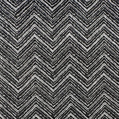 Raque Coal-Black—Chevron Herringbone Pattern—Upholstery Fabric—100% Polyester—Sold by the Yard—54" Inches Wide