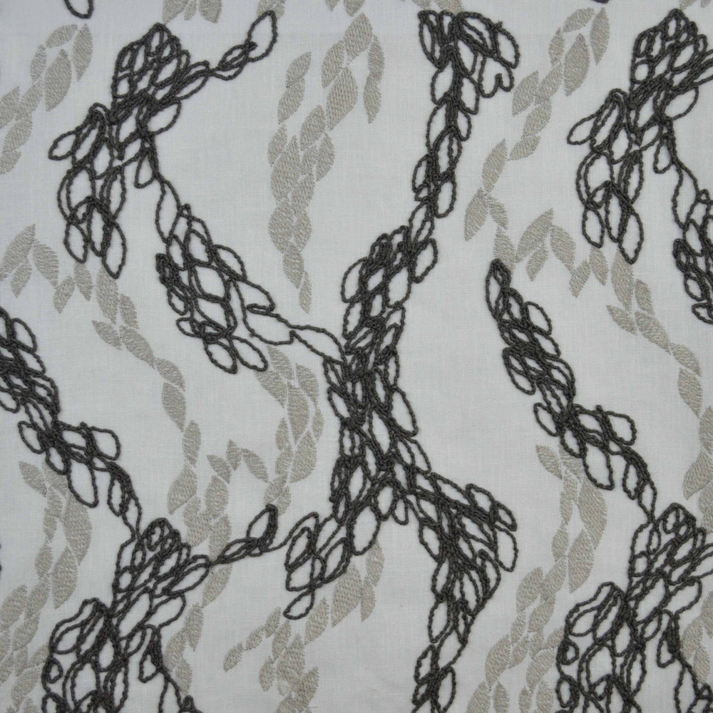 Cordelia Home Décor Fabric – Black Grey Cream – 57/58" Wide