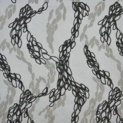 Cordelia Home Décor Fabric – Black Grey Cream – 57/58" Wide