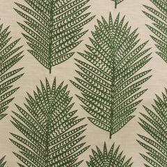 Ghislaine polyester blend curtain panels (green/beige)