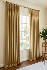 Shop Bloomingdale Tan Curtain Panel enhancing other decorative elements within your room.