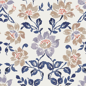 beautiful floral fabric great for drapery