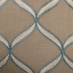 Embroidered fabric for curtains and décor |Order online at BeautifulWindowsElgin.com