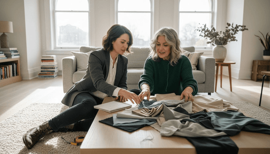Consultation for custom drapery in home