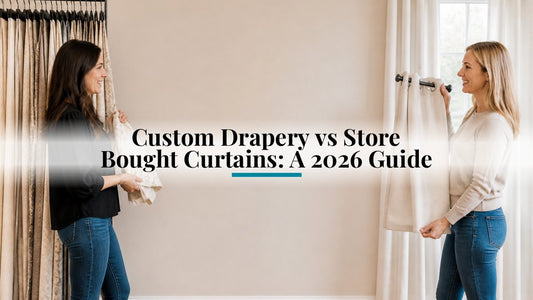 Custom Drapery vs Store Bought Curtains: A 2026 Guide