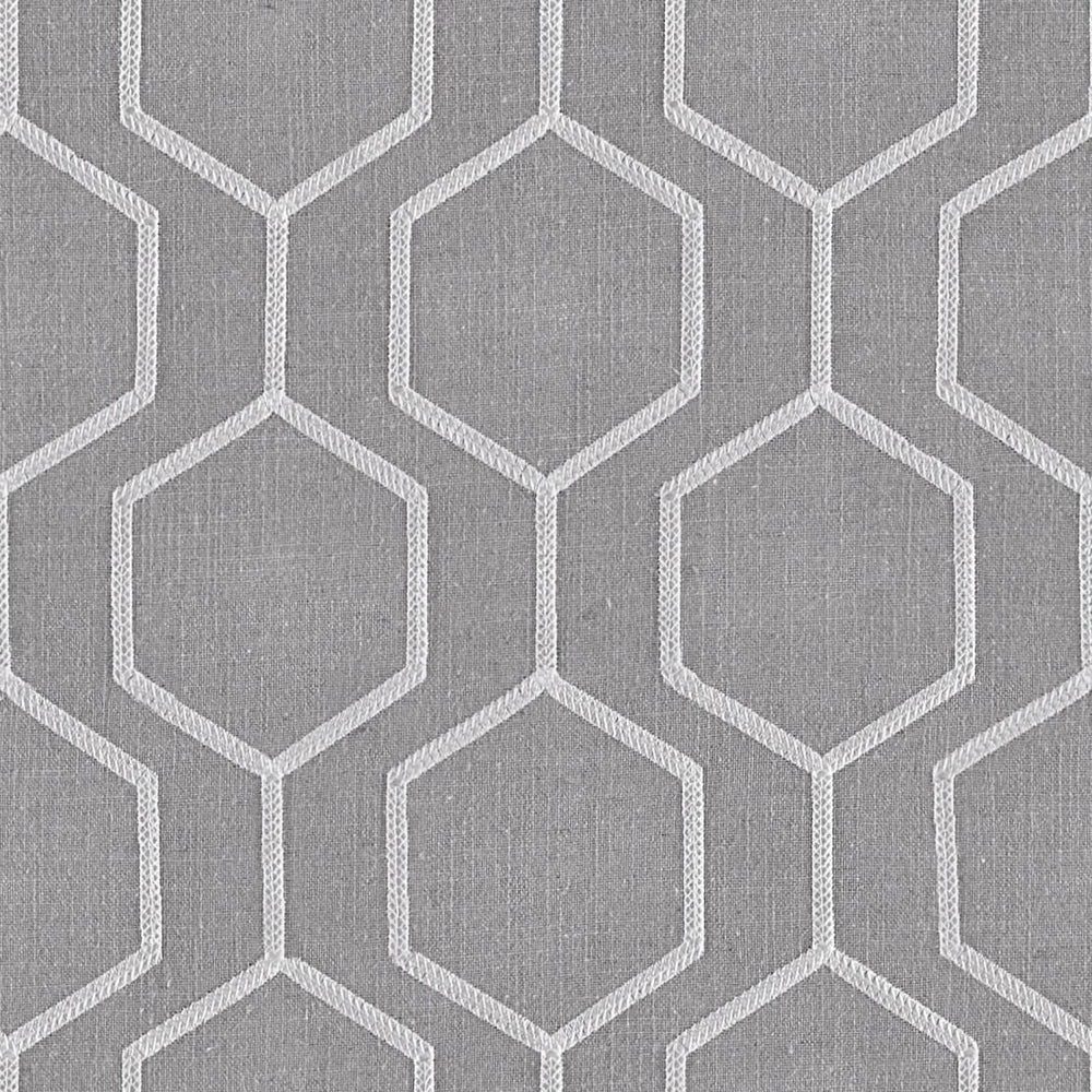 Blue Grey Winter Color Pinch Pleat Curtain Panel
