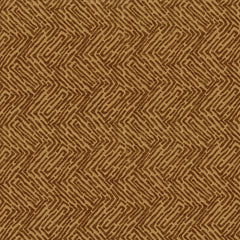 A close-up view of a patterned upholstery fabric featuring a geometric pattern in a brown color |palette| Beautiful Windows Elgin