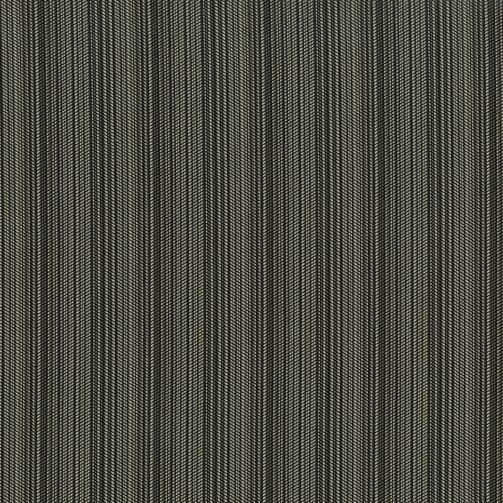 Commercial- Grade—Black, Grey Strip—Awing Fabric—Sold by The Yard