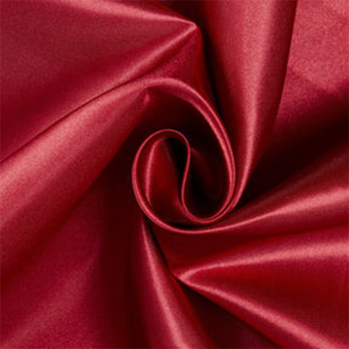 Burgundy Polyester Charmeuse-Satin Material