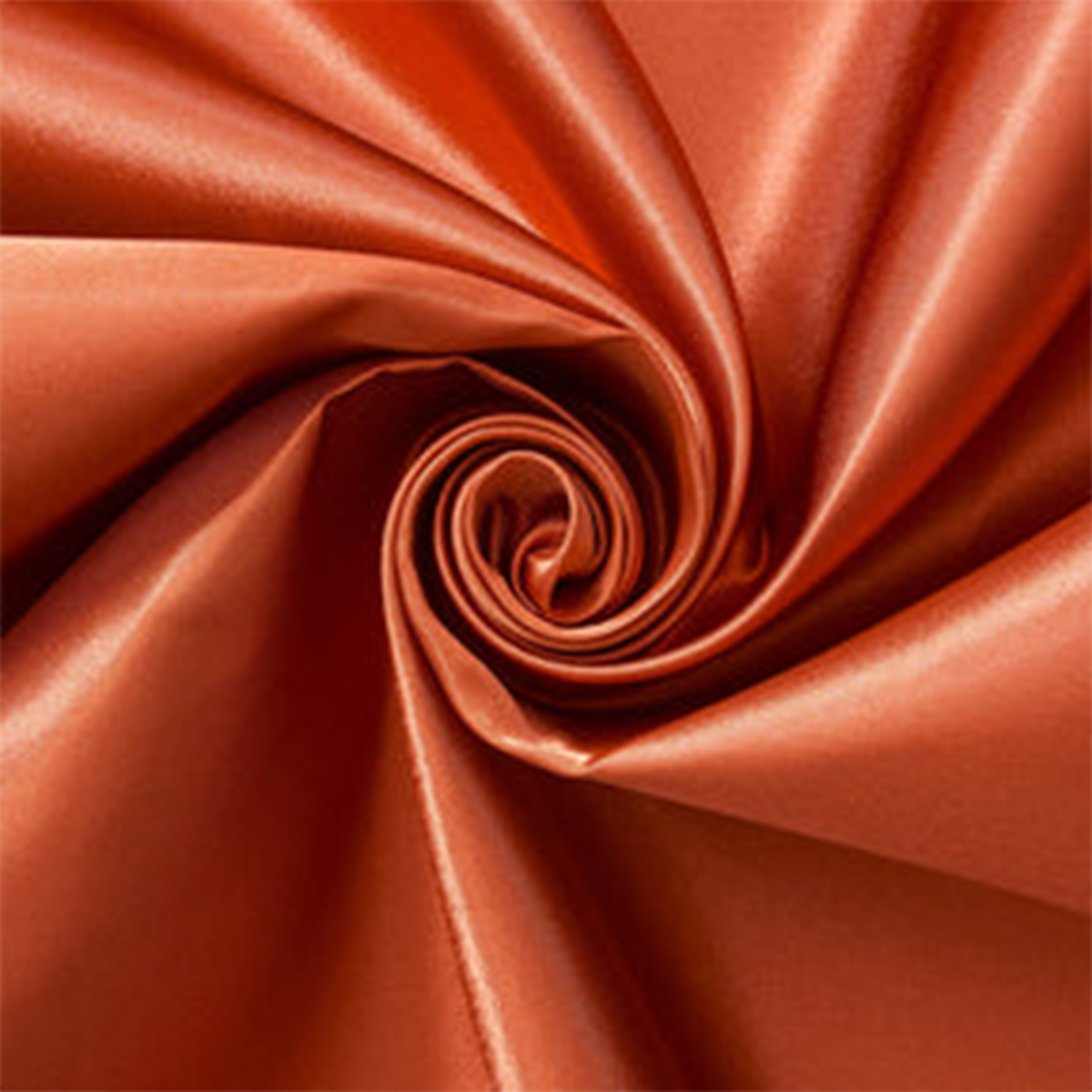 Cassidy Charmeuse Fabric—Rust Color—100%Polyester—Width 58-60 Inches—Smooth Finish—Durable—Available by the Yard