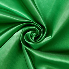 Sateen Charmeuse Material—Kelly Green—Ideal for Apparel—100%—Width 58/60 Inches—Sold by the Yard—Nationwide Shipping