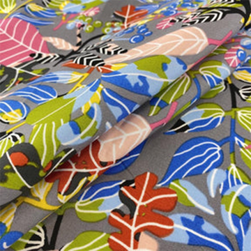 COTTON FABRIC 60 INCHES WIDTH PASSION LEAF WINTER PRINT