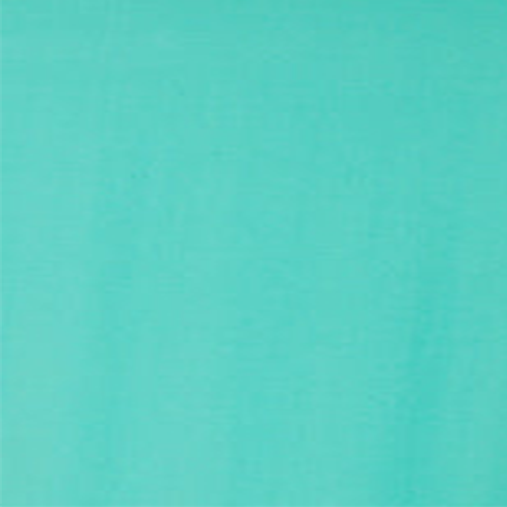 Close-up view of a solid aqua green rayon challis fabric| Buy premium apparel fabric online at BeautifulWindowsElgin.com