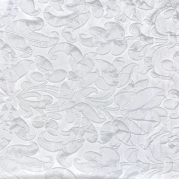 BLANCHE MAGNIFICENT PURE WHITE BEDDING FABRIC