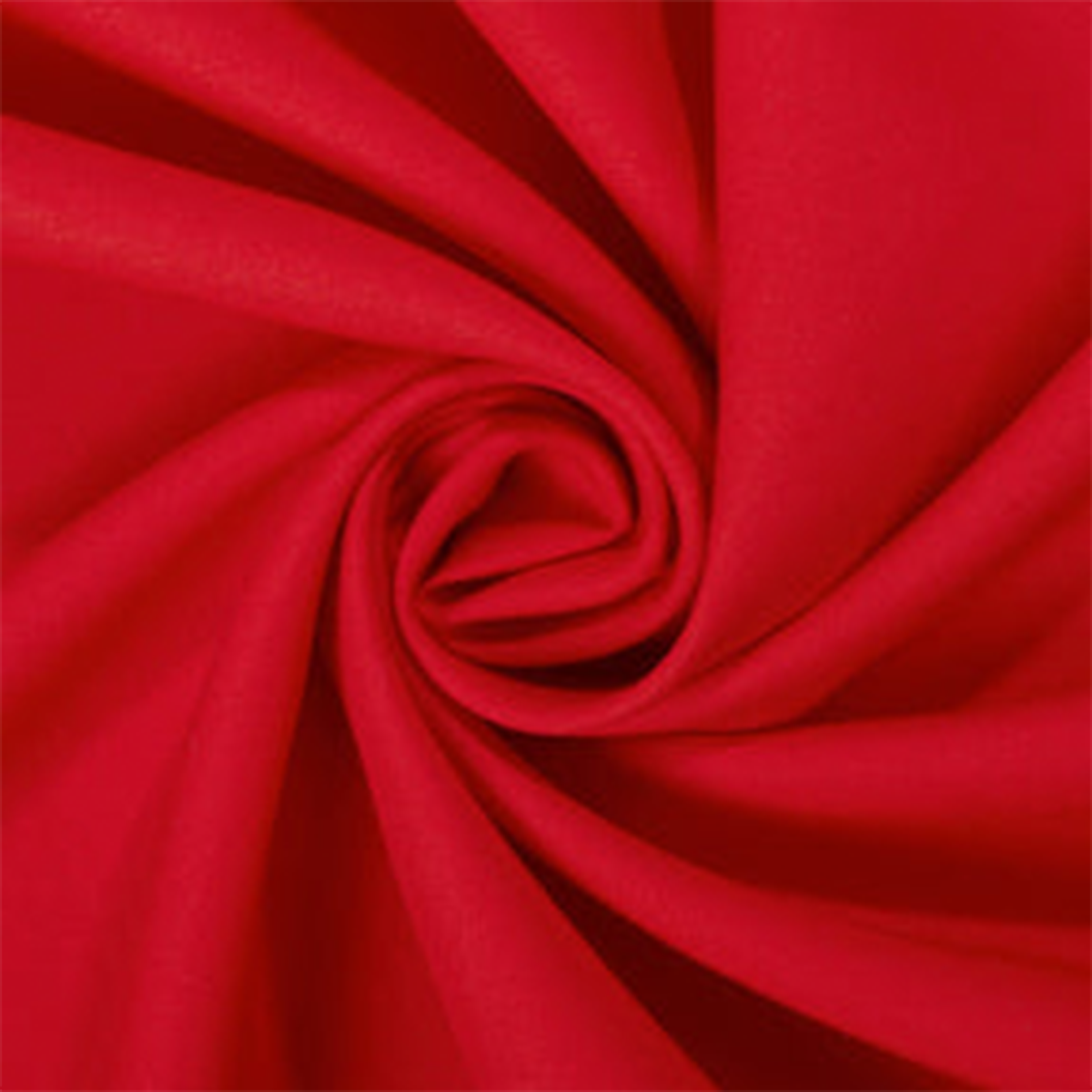Scarlet Red—Rayon Solid Challis Woven Fabric—Sold By The Yard—52" Inch Wide—0.75 Millimeters Thick—100% Cotton—15.3 Ounces