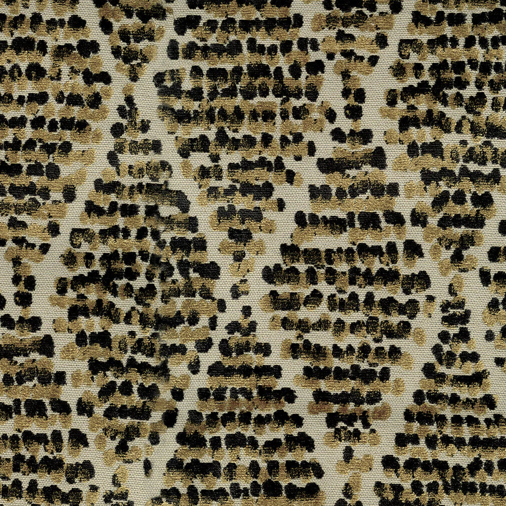 Cheetah Velvet Fabric—76% Rayon-24% Polyester—Woven Backing—54" Inches Wide—Sold by the Yard