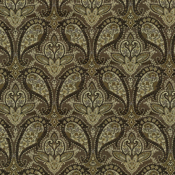 KANDELL PAISLEY BROWN MULTI-PURPOSE FABRIC