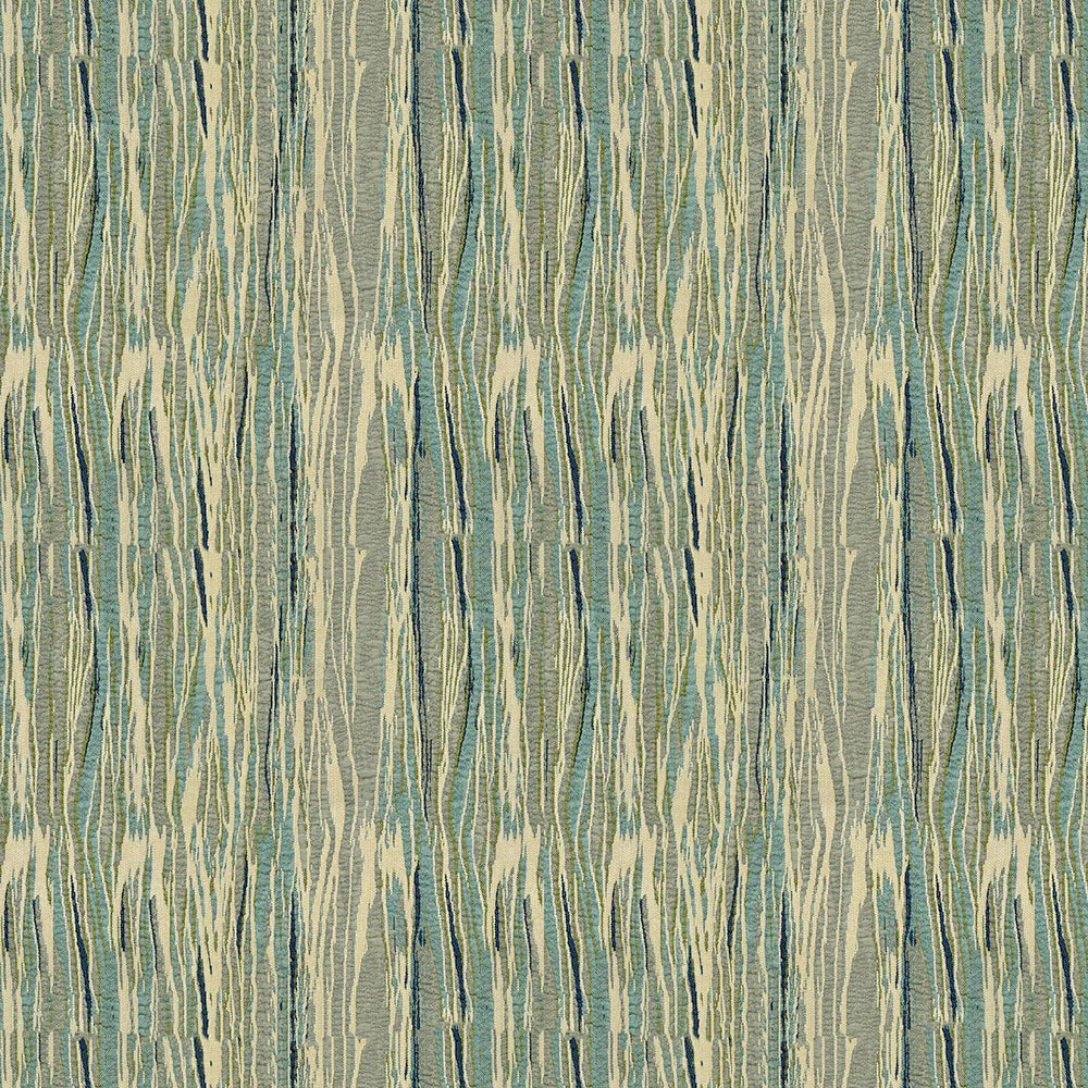 Rapport Grey Ivory-Blues—High-Quality Multi-Purpose—100% Polyester—Sold by The Yard—54" Inches Wide