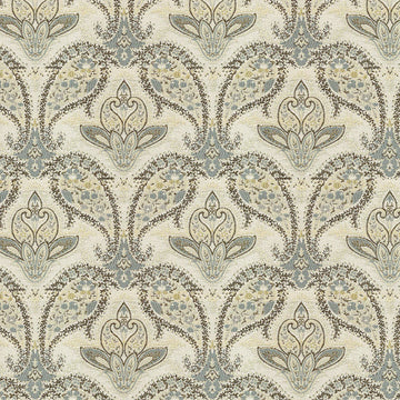 NORA IVORY & GREY HOME DECOR FABRIC