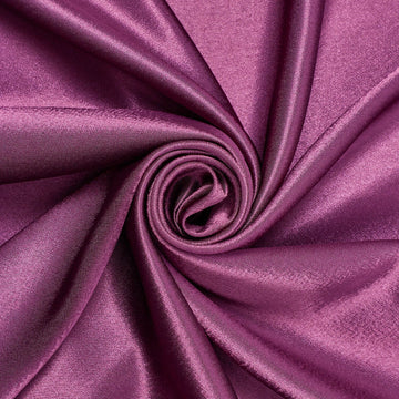 Pace Plum Crepe Back Satin-100% Polyester Fabric-High-Quality—Multi-Purpose — Long-Lasting—Sold by The Yard