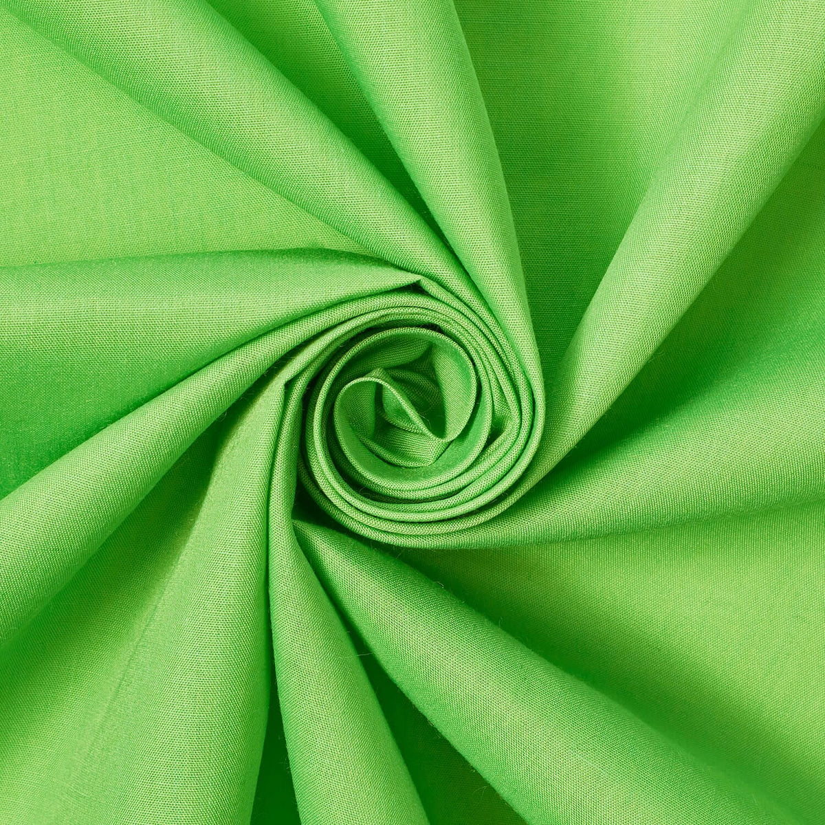 Premium Apple Green  Color—Broadcloth-Fabric—100% Cotton—57/58" Inches Wide —Sold By The Yard—Available for Nationwide Shipping.