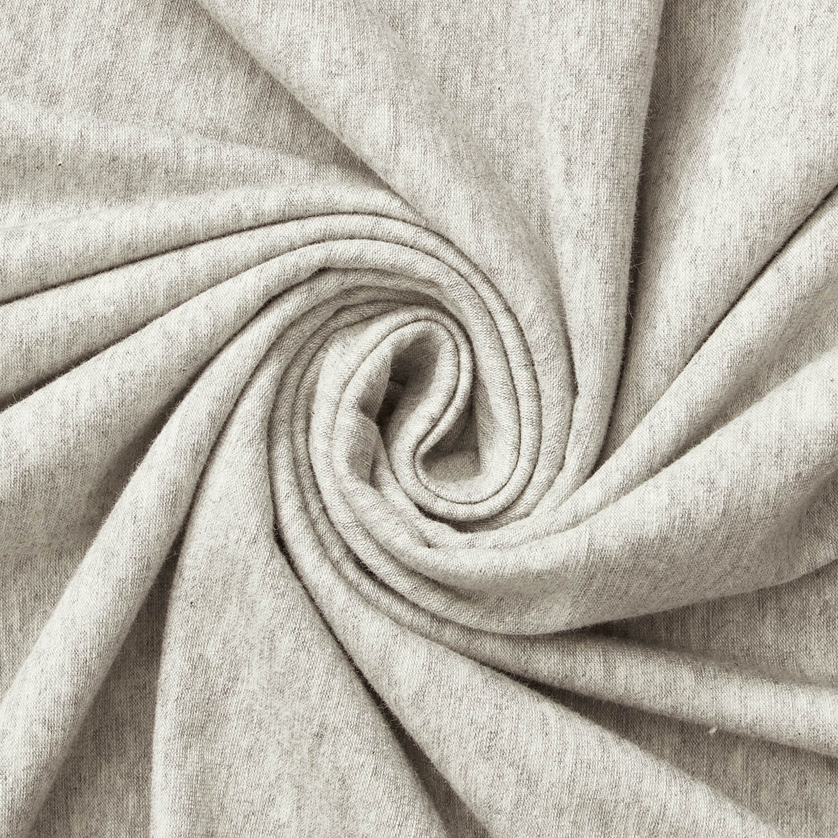 Heather Grey Light —95%-Polyester -5% Spandex Fabric—Sold By The Yard—Width 58/60 Inches Wide