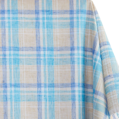 Ashwani Tartan Plaid Linen-Look Material-58/60 Inches Wide Clothing Fabric/ Sold By The Yard—Available for Nationwide Shipping