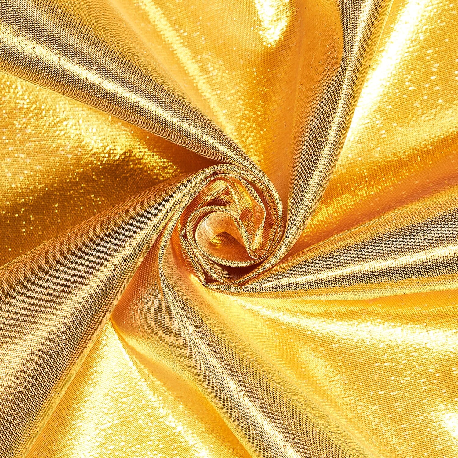 IMPERIAL MARIGOLD YELLOW TISSUE LAME MATERIAL