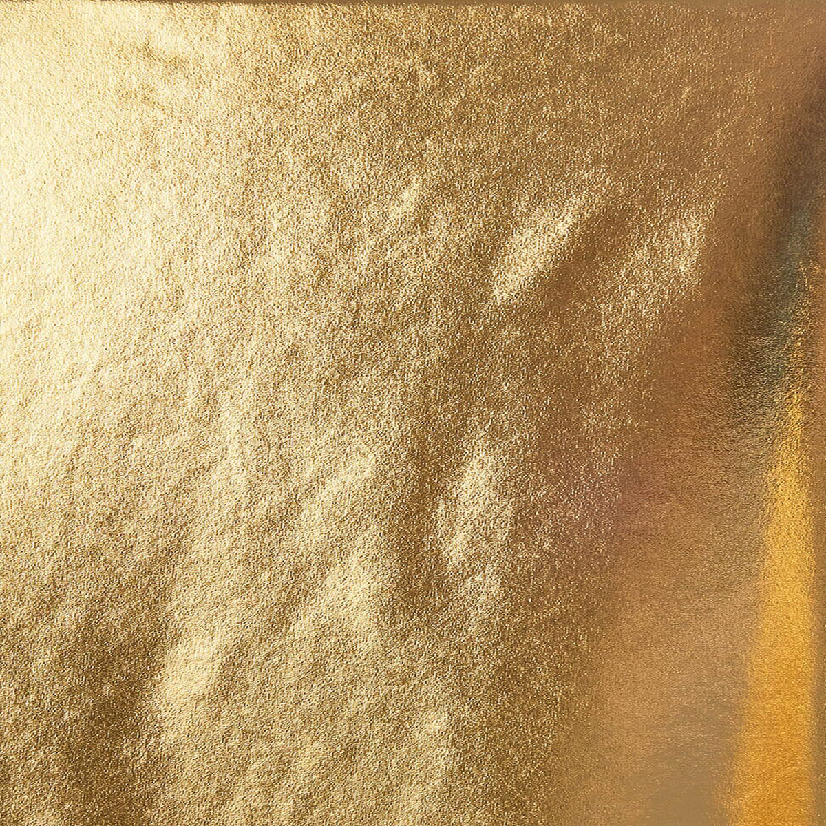 GOLD FOIL STRETCH LAME INTERLOCK KNIT MATERIAL