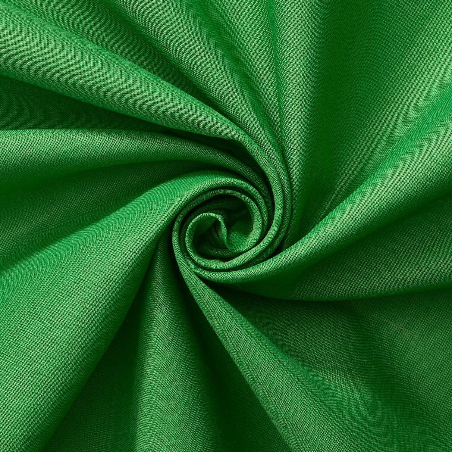 Perfect Lawn Cotton Voile —Kelly Green Color— Lightweight Fashion Material—Pastoral Brocade Fabric—58"Inche Wide—Multi-Purpose—Available by the yard—Nationwide Shipping