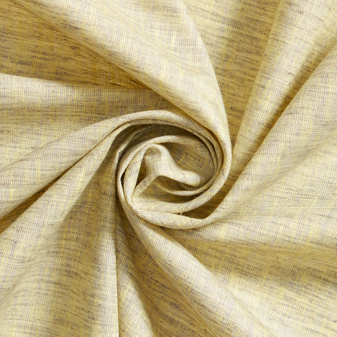 RICHLOOM YELLOW / GREY TWO TONE POPLIN MATERIAL
