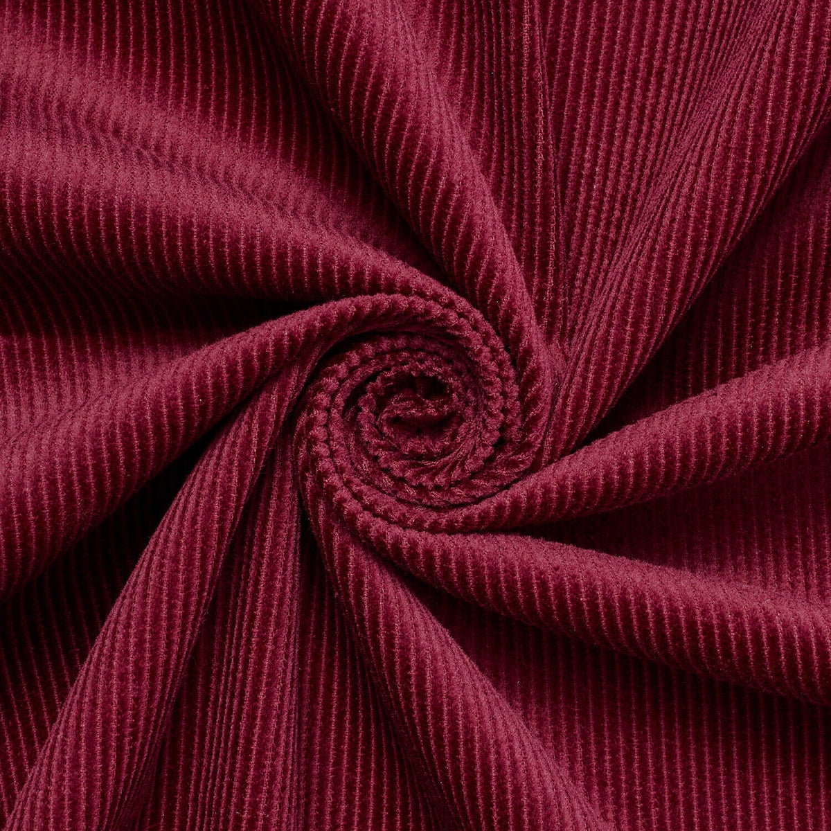 Wine —Standard 9 Wale Corduroy Material—0.75 Millimeters Thick—100% Cotton—59-60"Inch Wide—Sold by the Yard