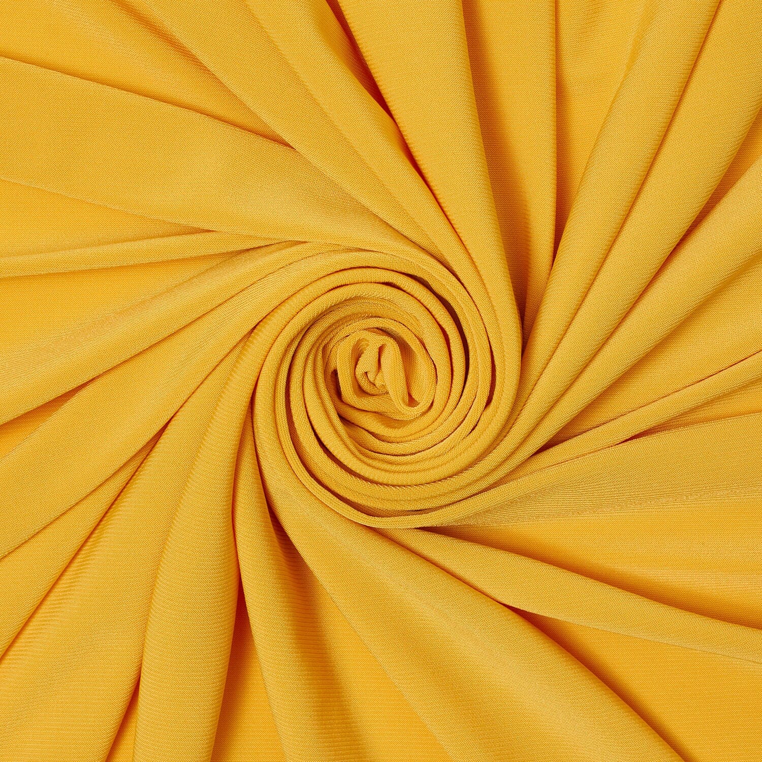 Yellow Hue Knit—Cotton Blend Jersey Fabric—Durable—58" Wide—100% Polyester Fabric—High-Quality—Sold by The Yard