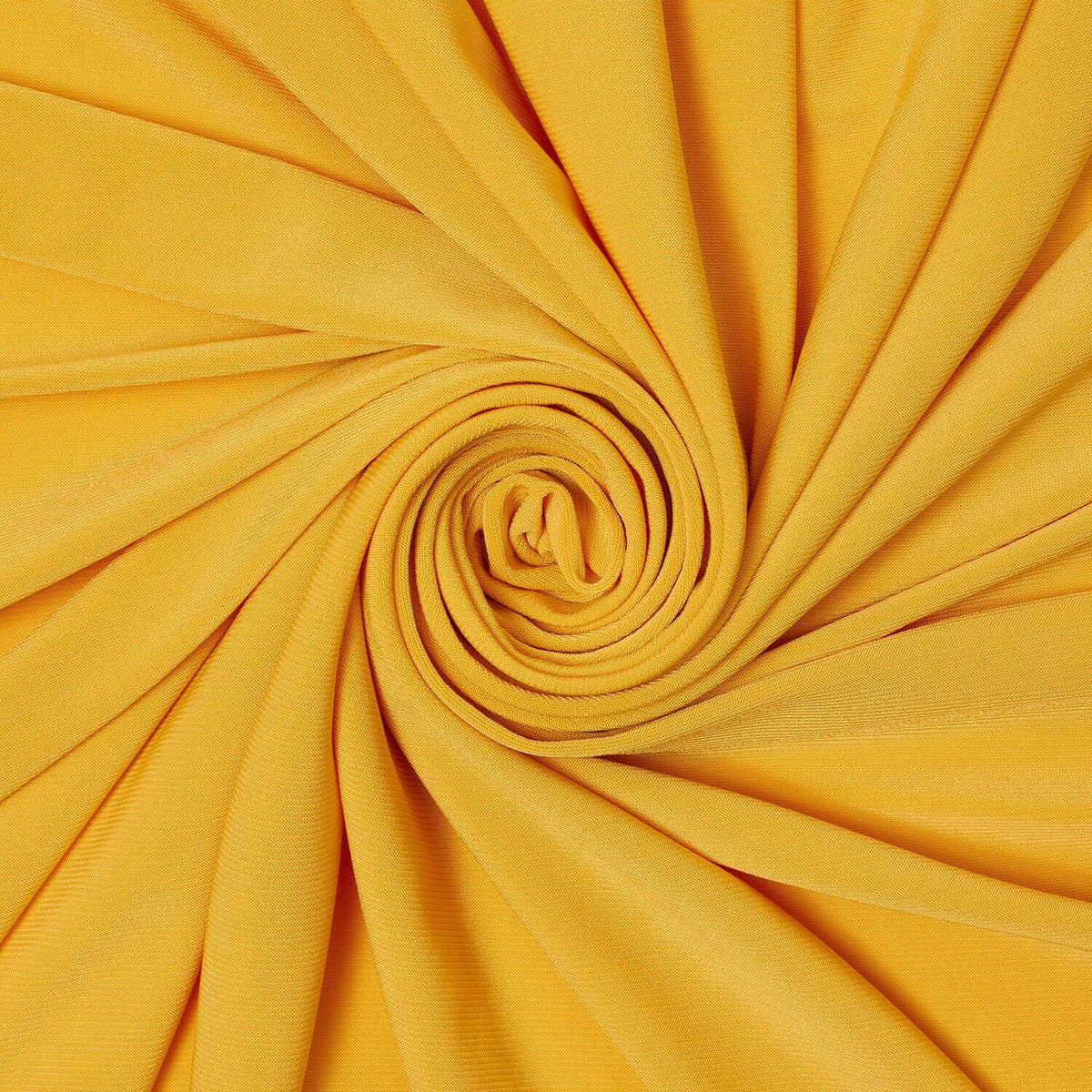 Yellow Hue Knit—Cotton Blend Jersey Fabric—Durable—58" Wide—100% Polyester Fabric—High-Quality—Sold by The Yard