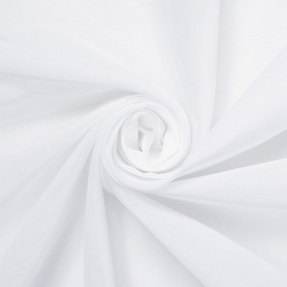 Cotton Lining Voile Material In Glacier White 58"Wide